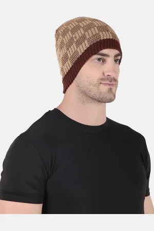 WILD WEST Men Printed Woollen Beanie
