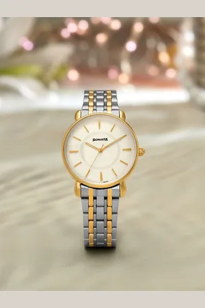 Sonata Women Dial & Bracelet Style Straps Analogue Watch 87075BM01