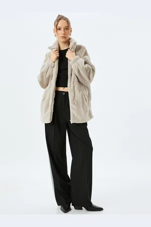 Koton Women Colourblocked Longline Sporty Jacket