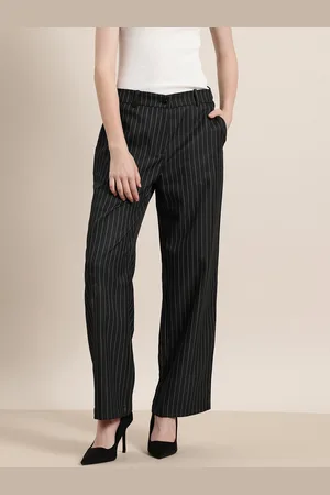 HERE&NOW Striped Flared Trousers