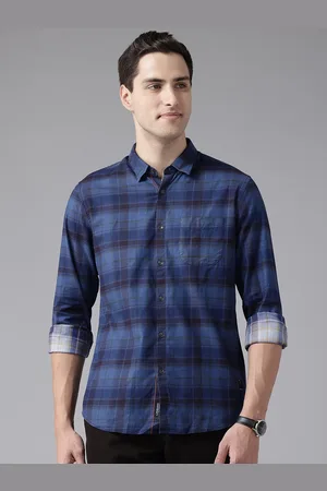 Blackberrys Slim Fit Checked Casual Shirt