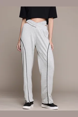 Roadster The Lifestyle Co. Women Cross Waistband Taping Detail Relaxed Track Pants