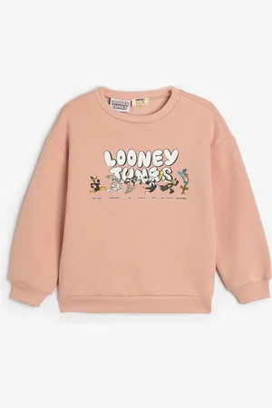 Koton Girls Typography Printed Cotton Sweatshirt
