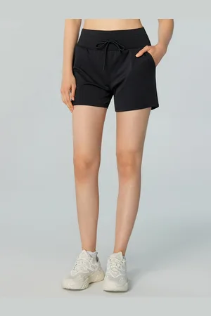 JC Collection Women Slim Fit Rapid-Dry Technology Low-Rise Sports Shorts