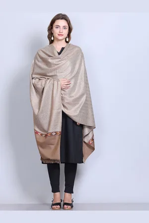 GODFREY Floral Woven Design Shawl