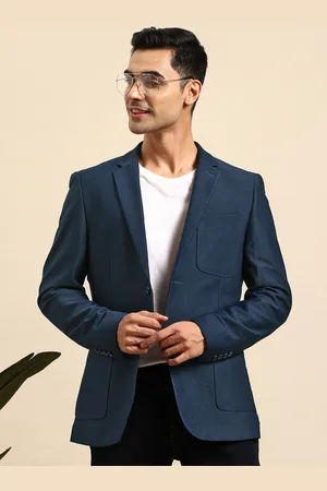 Mast & Harbour Notched Lapel Single-Breasted Semiformal Blazer