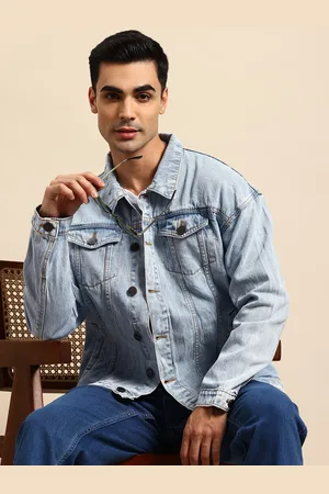 Mast & Harbour Men Pure Cotton Denim Jacket