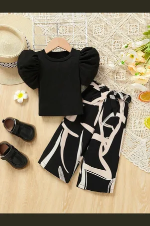 BAESD Girls Top with Palazzos