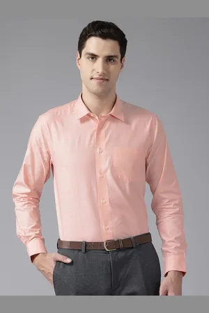 Blackberrys India Slim Fit Checked Pure Cotton Formal Shirt