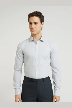 Park Avenue Men Slim Fit Gingham Checks Opaque Checked Formal Shirt