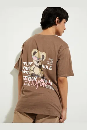 Max Collection URB_N Women Oversized Back Graphic T-shirt