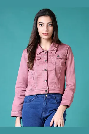 V-Mart Women Denim Jacket with Embroidered