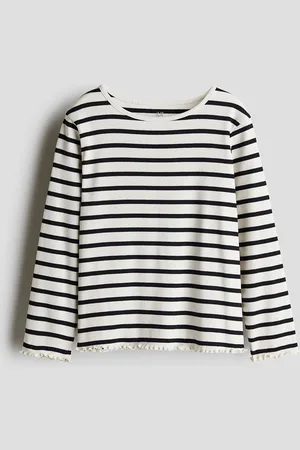 H&M Girls Long Sleeved Jersey Top