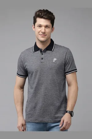 Provogue Men Polo Collar Pockets Slim Fit T-shirt