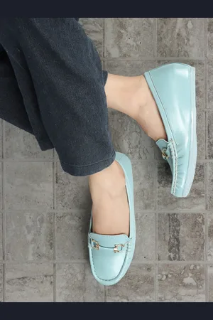 Elle Women Embellished Comfort Insole Lightweight Horsebit Loafers