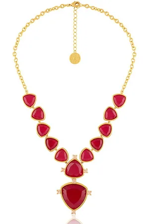 ISHARYA Brass Gold-Plated Necklace