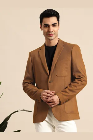 Mast & Harbour Single-Breasted Textured Blazer