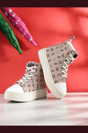 FRESH 1947 FEET Boys Printed Antibacterial Lace-Ups Sneakers