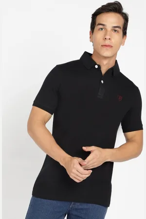 Provogue Men Polo Collar Pockets Slim Fit T-shirt