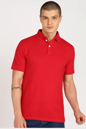 Provogue Men Polo Collar Applique Slim Fit T-shirt
