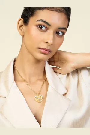 ISHARYA Brass Gold-Plated Necklace