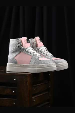 FRESH 1947 FEET Girls Colourblocked Antibacterial Lace-Ups Sneakers