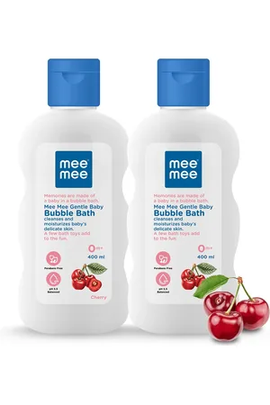 MeeMee Unisex White Set of 2 Gentle Baby Bubble Bath 400 ml