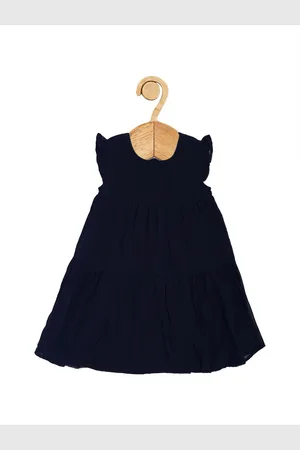 Creative Creative Girls Flutter Sleeves Fit and Flare Dress