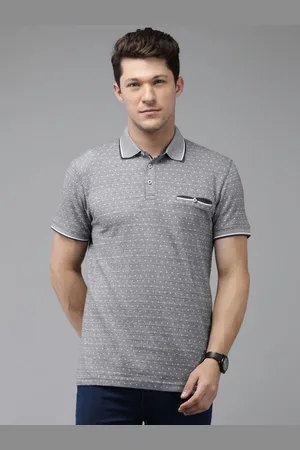 Provogue Men Polo Collar Pockets Slim Fit T-shirt