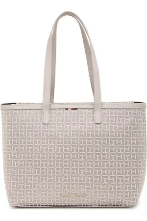 Tommy Hilfiger Women Brand Logo Printed Shopper Shoulder Bag