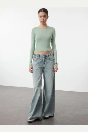 Trendyol Women Cotton Crop Top