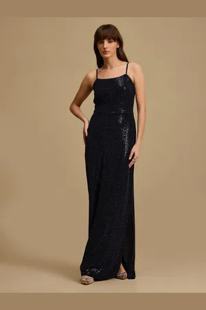 Kazo Women Embellished Sequined Maxi Dress