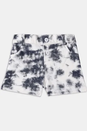 YK Girls Abstract Printed Pure Cotton Shorts