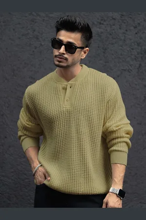 Powerlook Men Henley Neck T-shirt