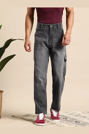 Mast & Harbour Men Straight Fit Cargo Styles Jeans