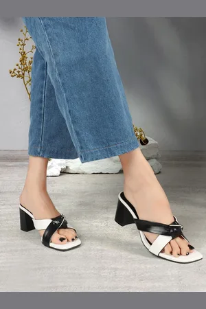 Elle Colourblocked Block Sandals