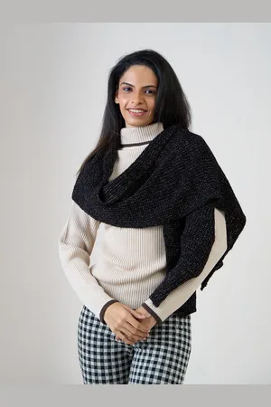 ToniQ Women Woven Design Stole