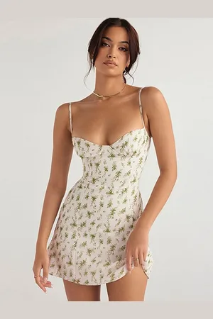 LULU & SKY Women Floral Printed Sheath Mini Dress