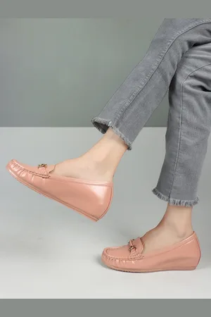 Elle Women Embellished Comfort Insole Lightweight Horsebit Loafers