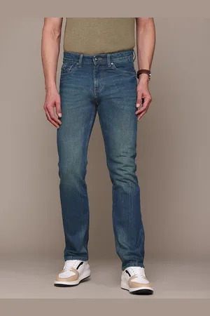 Nautica Plus Size Straight Fit Light Fade Non-Stretchable Pure Cotton Jeans