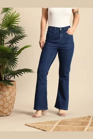 Mast & Harbour Women Bootcut Stretchable Jeans
