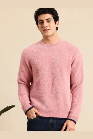 Mast & Harbour Men Fuzzy Pullover