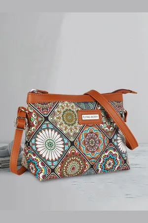 FLYING BERRY Ethnic Motifs Printed Structured Sling Bag