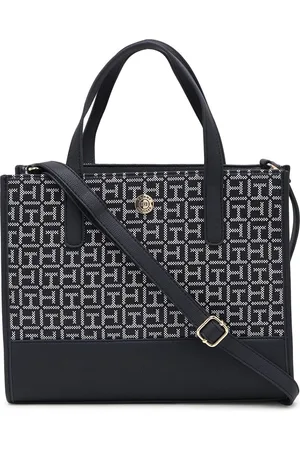 Tommy Hilfiger Structured Sling Bag with Cut Work