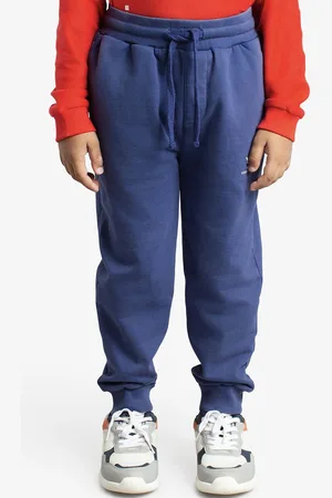 Ed-a-Mamma Boys Printed Pure Cotton Mid-Rise joggers