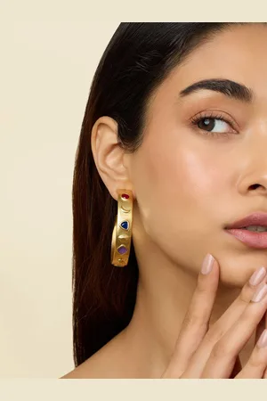 ISHARYA Contemporary Hoop Earrings