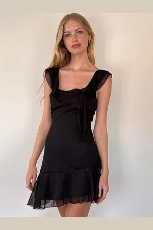 LULU & SKY Women Ruffles&Tiered Fit & Flare Mini Dress