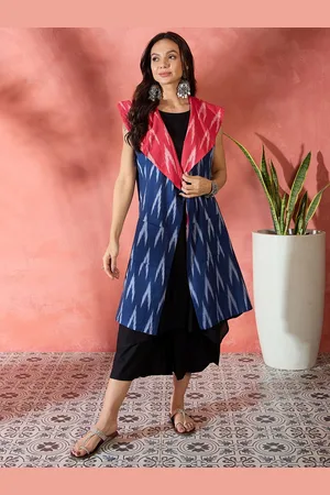 InWeave Women Printed Longline Shrug