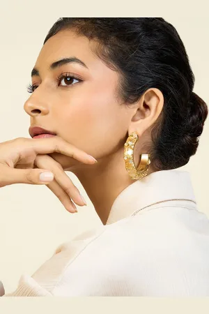 ISHARYA Contemporary Hoop Earrings