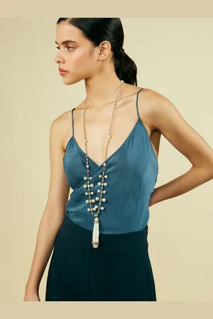 ISHARYA Brass Gold-Plated Necklace